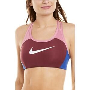 Nike Colorblock Racerback Sports Bra, Medium Support, Workout, Size Medium